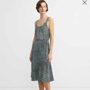 TheoryCrosshatch Silk top